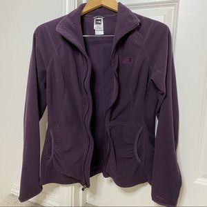 The North Face Purple Fleece Zip Up